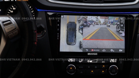 Màn hình DVD Bravigo Ultimate (6G+128G) liền camera 360 Nissan Terra 2018 - nay